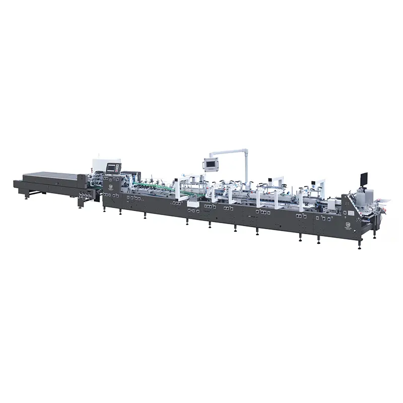 Innovative Automatic Folder Gluer Machine ກໍານົດການປະຕິວັດອຸດສາຫະກໍາການຫຸ້ມຫໍ່